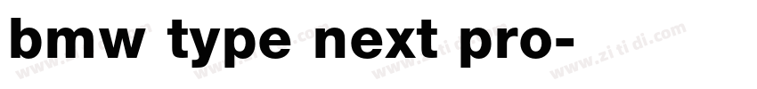 bmw type next pro字体转换